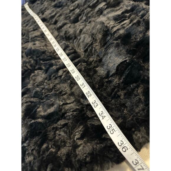 VINTAGE EXPRESS 90's Y2K faux fur bell sleeve oversized coat Womans Large - Picture 11 of 11